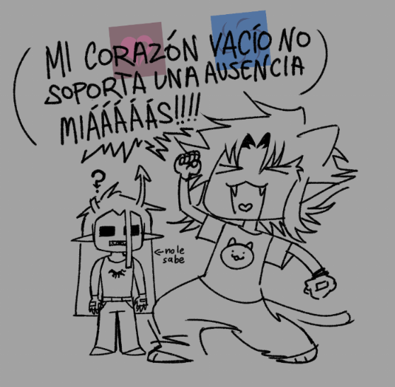 kuzuuzuu's tweet photo. i had this redraw on my back burner for a bit because i thought it was funny <3 nepeta fan de cuarteto de nos pues porque si https://t.co/VqZLQzfyoJ