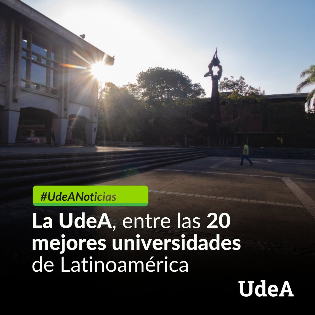 UdeA's tweet photo. #OrgulloUdeA 💚 Hoy tenemos un motivo más para sentir orgullo. Según el «QS Latin America & The Caribbean Rankings», una de las evaluaciones más reconocidas de la educación superior en la región, la Universidad de Antioquia ocupa el puesto 20 entre 517 instituciones de América Latina y el Caribe.

Este lugar habla de lo que somos: una universidad pública que investiga, que forma y que se proyecta al mundo. El ranking destacó nuestra reputación académica (91,3), nuestra producción científica por facultad (84,2) y, de manera especial, nuestra red de investigación internacional, donde alcanzamos 96,9 puntos .

😍 Detrás de cada cifra hay profesores, estudiantes, investigadores y egresados que construyen cada día una universidad al servicio de la sociedad.

💚 Gracias por ser parte de esta historia. Seguimos.