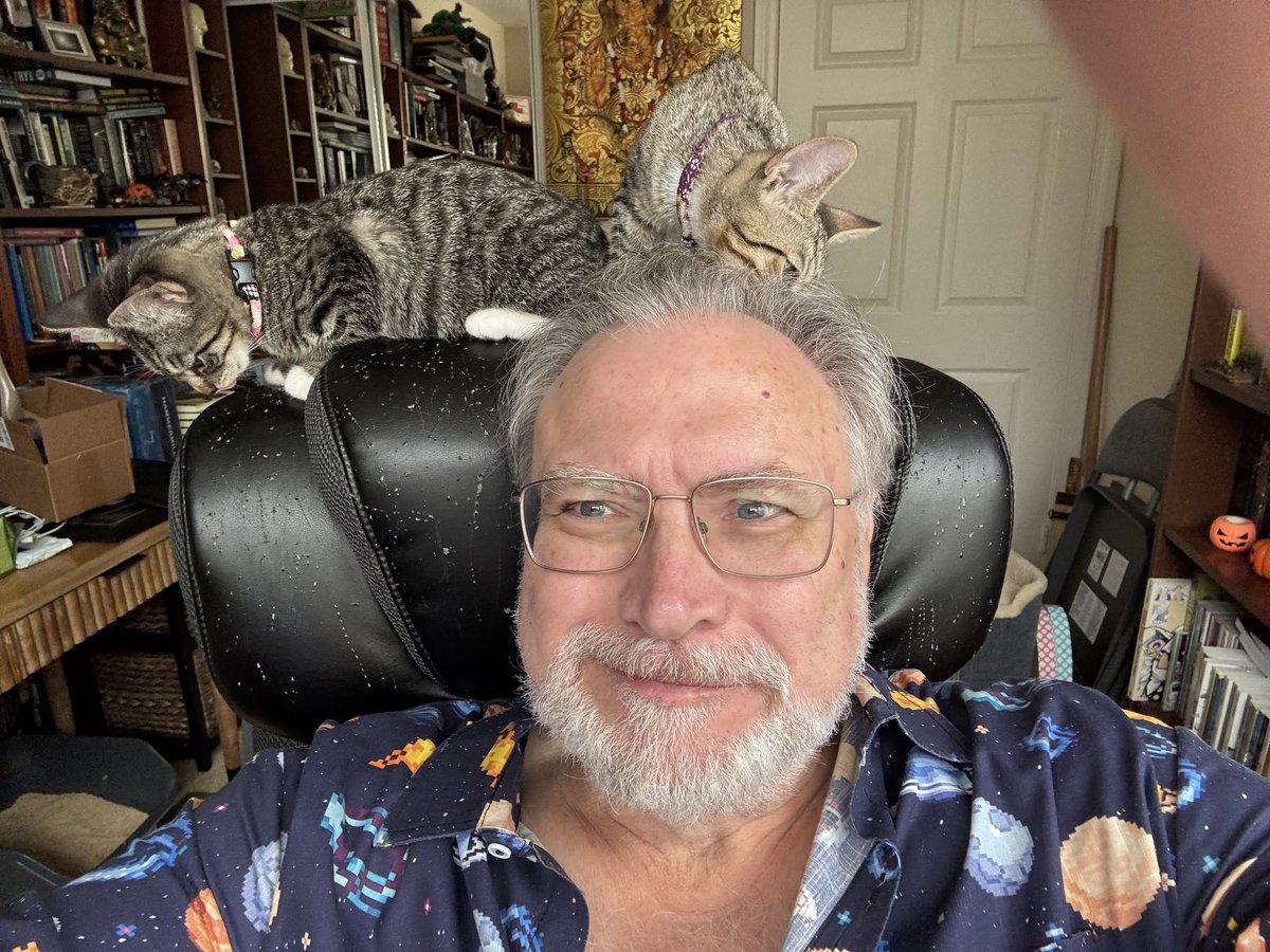 JonathanMaberry's tweet photo. Join me for my weekly ASK ME ANYTHING --October edition-- over at my main page: https://t.co/iI3RFmZdlh today from 4-5pm PST (7-8 EST). As always there will be prizes for the best questions!
#askmeanything #askanauthor #Bestseller #writingcommunity #writerscommunity #writerslife https://t.co/4RhzcxNOaI
