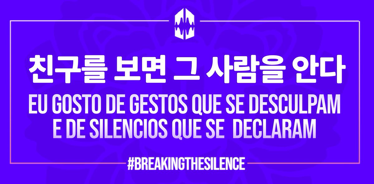 btsl_project's tweet photo. Aqui estão os designs de pôsteres oficiais do projeto #BREAKINGTHESILENCE em Português do Brasil! Esperamos vê-los nos shows!
#BTS_LATAM
#ARIRANG_LATAM
#BTS_BOGOTA
#BTS_COLOMBIA
#ARMYsAgainstChrisBrown
#ArmysAgainstViolence https://t.co/Wtbxoq36yy