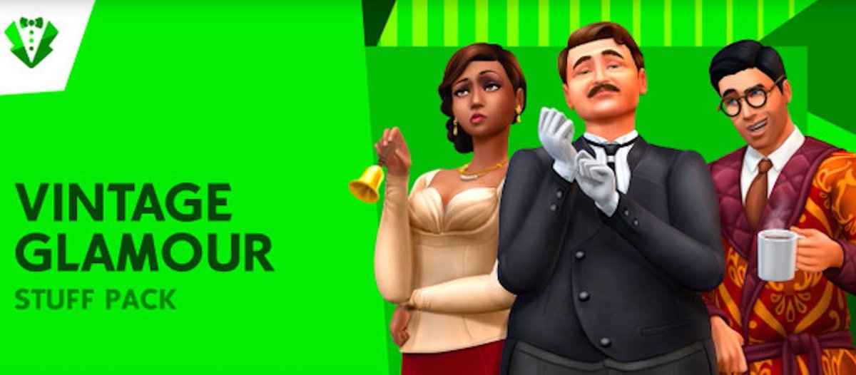 BlackEssence's tweet photo. Alrighty, everyone! To start October right, here is a new @EA @TheSims sponsored giveaway for ya: The Sims 4: Vintage Glamour for PC via EAapp! You know the drill: Just drop your TS4 gallery name below to enter! The giveaway ends this Sunday at 5pmEST! #EAPartner #Giveaway https://t.co/9wj6H3lAMr