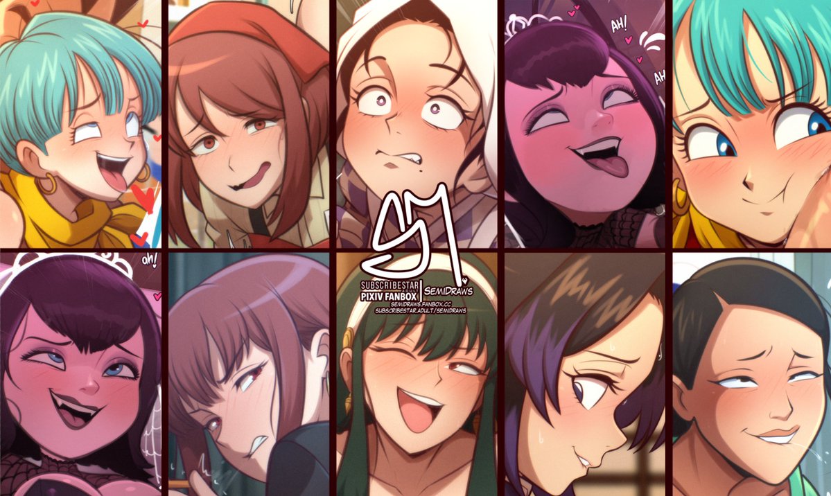 SemiDraws's tweet photo. A BUNCH OF NEW DRAWS!!! ✨  
👉You can see them on the paysites! (links in bio) https://t.co/ZYuPLWvDMt