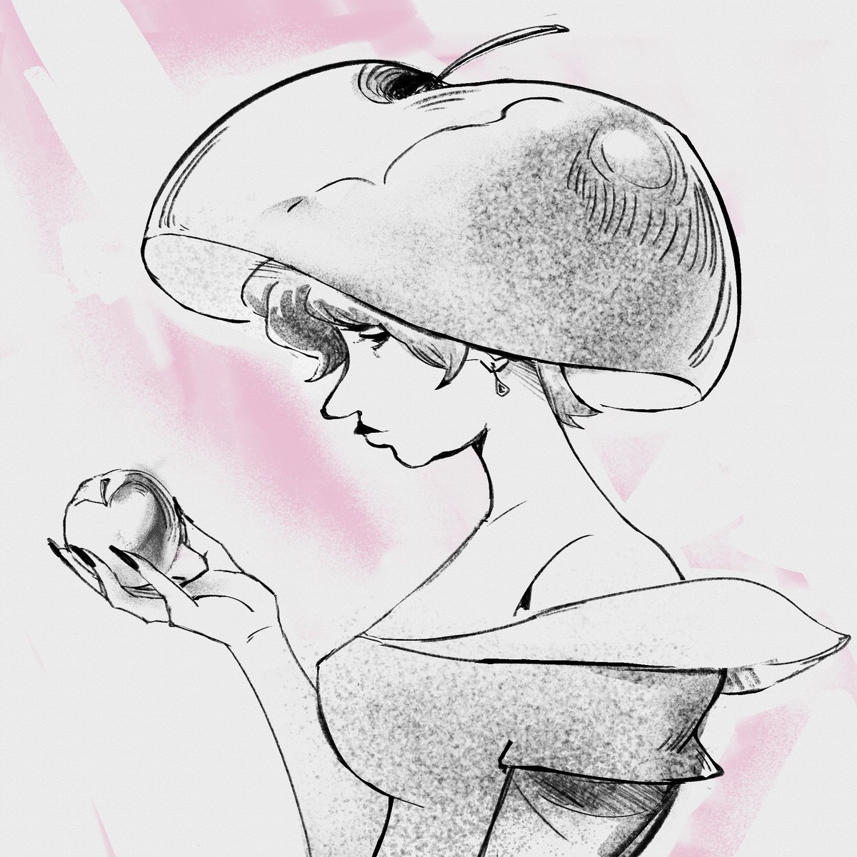 LilLexander's tweet photo. #inktober day 1 APPLE https://t.co/O41Lzkx5Lo