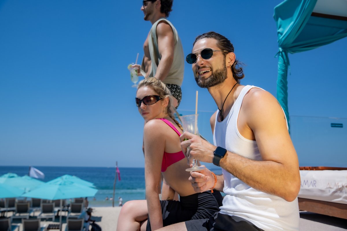 AlmarResort's tweet photo. "Beach days, the Almar way. 🌴
Soak up the sun, sip cocktails, and experience the vibrant energy of Mantamar Beach Club."

𝘾𝙖𝙡𝙡 𝙪𝙨 𝙛𝙤𝙧 𝙢𝙤𝙧𝙚 𝙞𝙣𝙛𝙤𝙧𝙢𝙖𝙩𝙞𝙤𝙣! 
☏ +52 322 222 4888
🌐 https://t.co/IfNS0AuSGH

#AlmarResort #AlmarHotel #PuertoVallarta https://t.co/XTN3QGpGvU