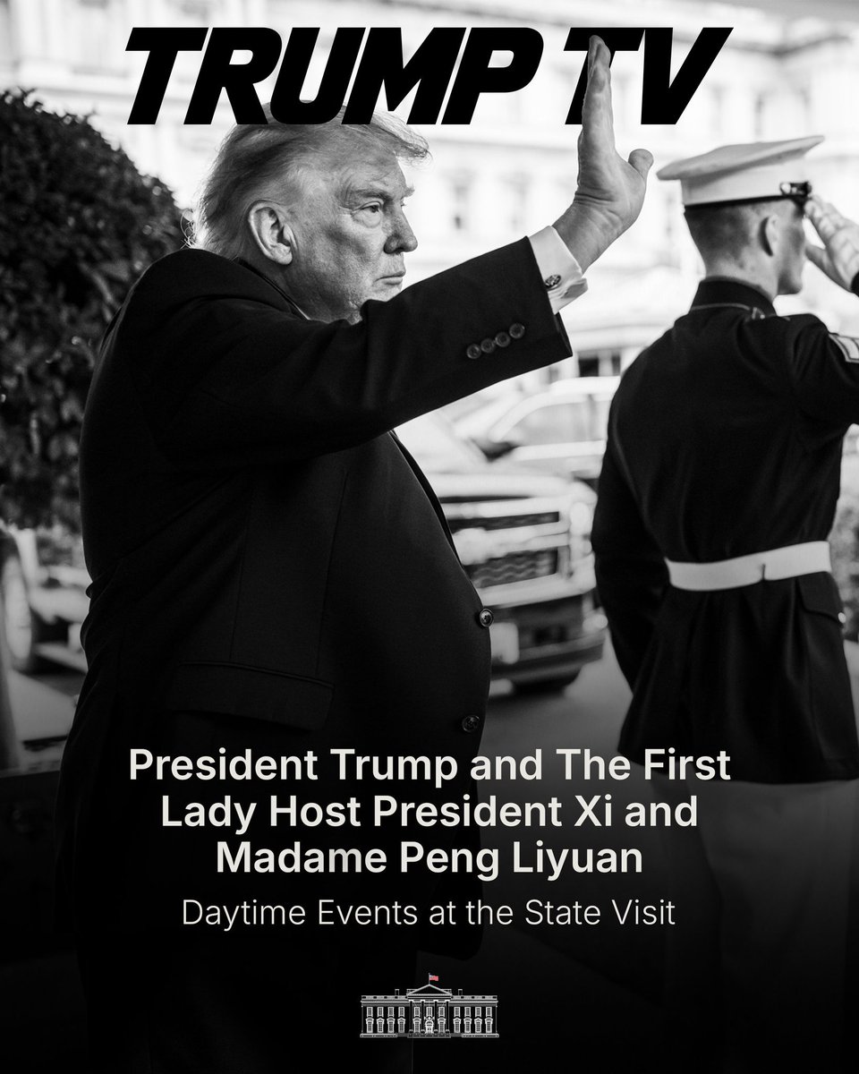 Kayleighbackup8's tweet photo. President Trump, First Lady Melania Trump, President Xi Jinping, and Madame Peng Liyuan participate in a landmark summit at the White House. | September 24, 2026 https://t.co/hvhOfOTT2H