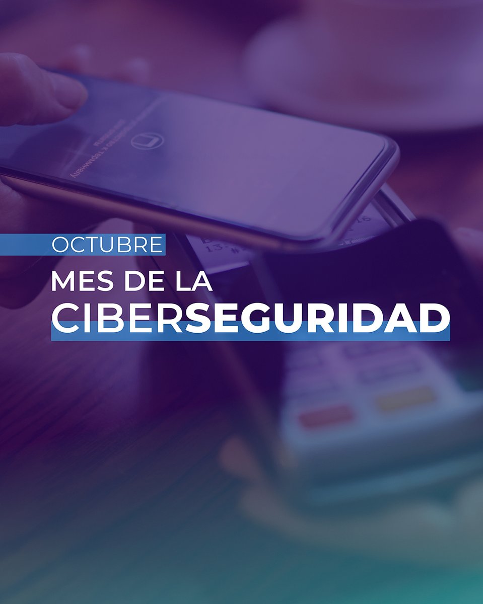 agesic's tweet photo. 🛡️ Hoy comienza el #MesDeLaCiberseguridad. Como cada año, nos sumamos a esta iniciativa y durante octubre compartiremos recomendaciones para prevenir riesgos digitales y contribuir con un #EntornoDigital más seguro, resiliente y confiable.

🔗 Conocé más: https://t.co/mkPfg4GFZE https://t.co/ETZb0YhDrk