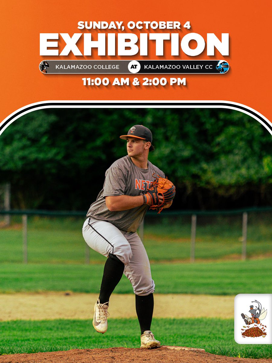 kzoobaseball's tweet photo. Gameday ๐
This Sunday, the Hornets will play their exhibition doubleheader at Kalamazoo Valley Community College.
#d3baseball https://t.co/WgeLzvcl2f