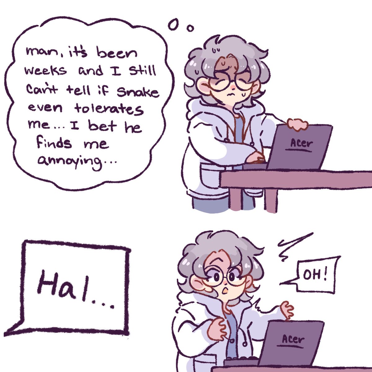 here4metalgear's tweet photo. He lost the ability to express happiness years ago but he still feels it  #Otasune https://t.co/2L07C6SLx8