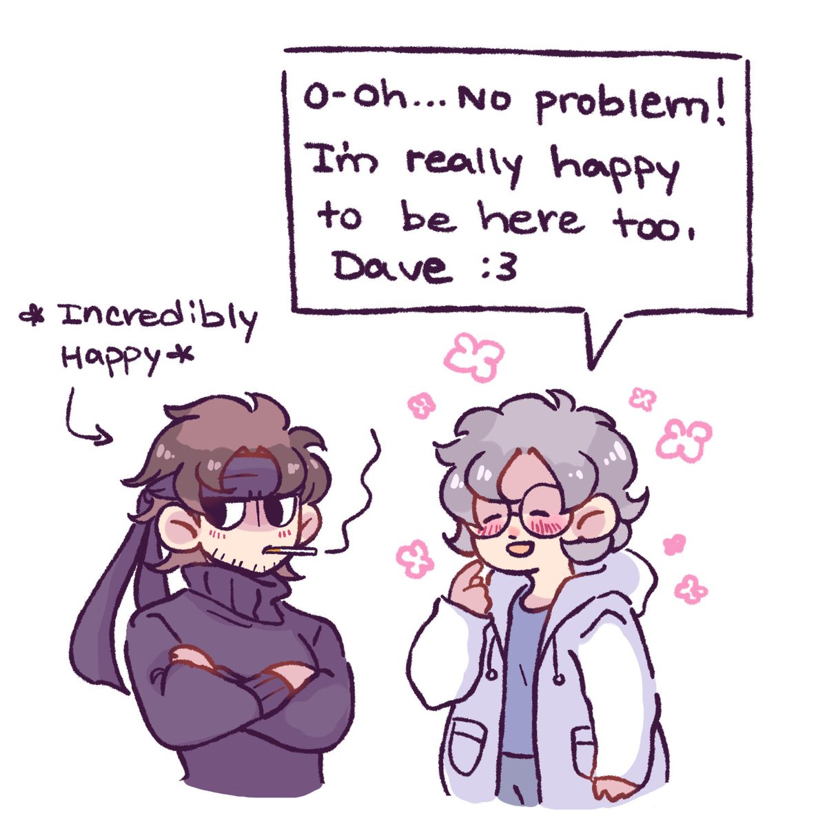 here4metalgear's tweet photo. He lost the ability to express happiness years ago but he still feels it  #Otasune https://t.co/2L07C6SLx8