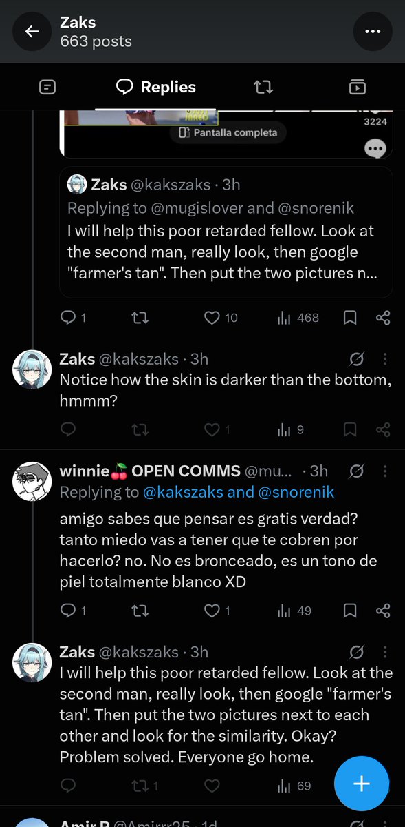 lylan6183's tweet photo. Omfg this idiot lit says slurs and is also in my comments after blocking me trying to tell ppl im a shotacon https://t.co/Uk6sASAfh9
