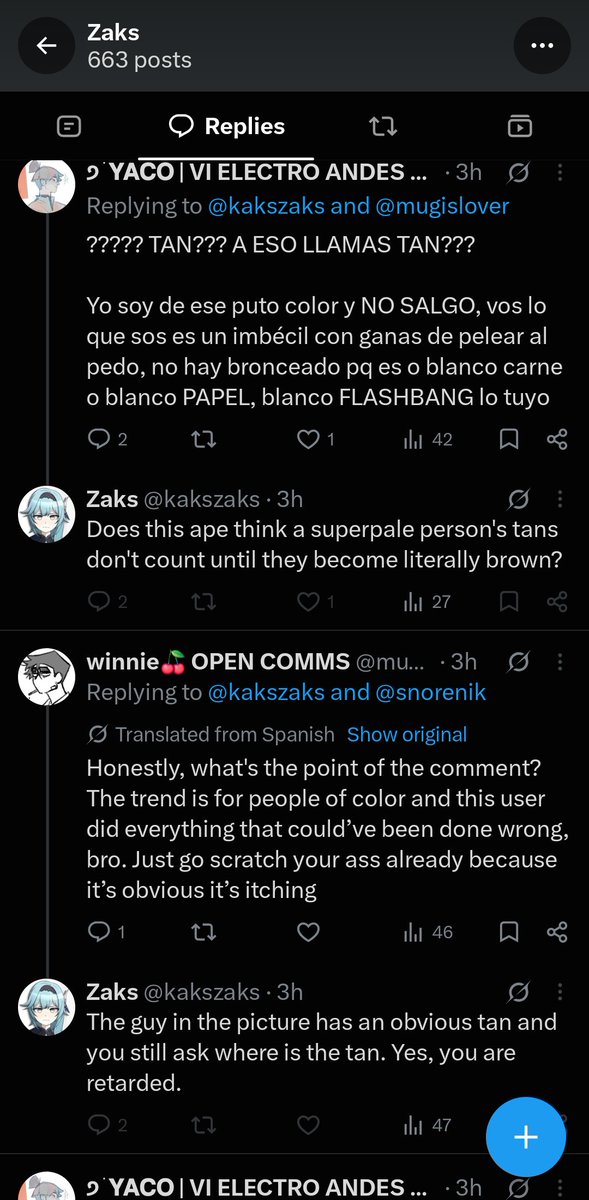 lylan6183's tweet photo. Omfg this idiot lit says slurs and is also in my comments after blocking me trying to tell ppl im a shotacon https://t.co/Uk6sASAfh9