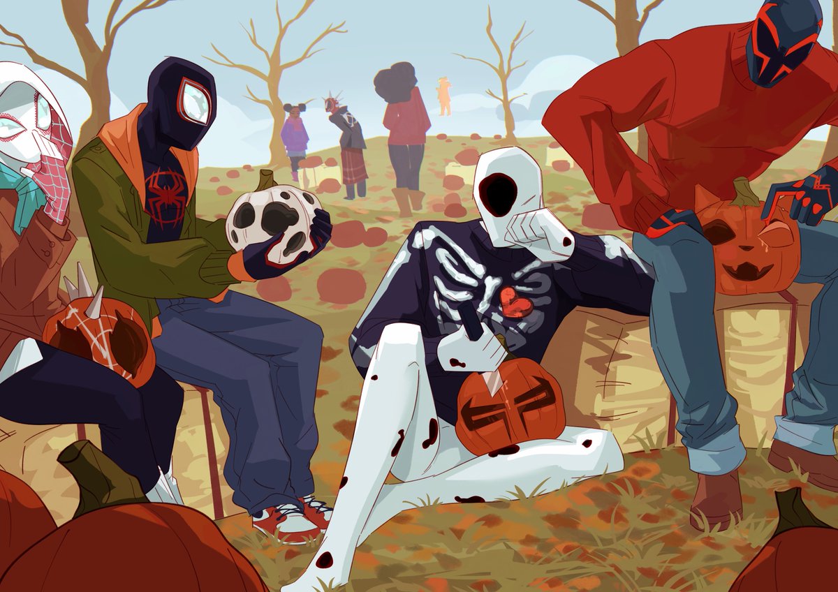 stitchedspider's tweet photo. Drawing The Spot every day until Beyond The Spider-Verse releases - Day 1,109 https://t.co/7VPTqeyKz3