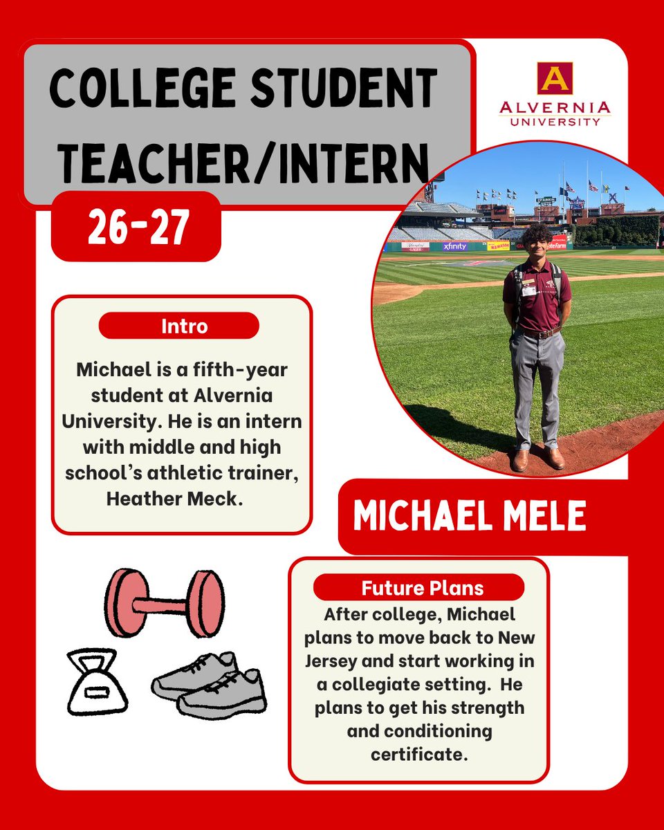 FASDTigers's tweet photo. Meet one of our 2026-27 College Student Teacher/Interns, Michael Mele! 🐯👟 We're so excited to have him join us and wish him the best throughout his internship and in his future career goals! https://t.co/2jOi2XBS2b