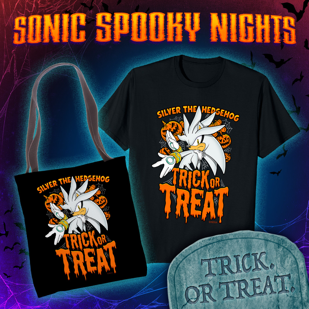 sonic_hedgehog's tweet photo. The night has arrived. 🌙

Get into the spooky season with new Sonic Halloween designs featuring your favorite characters and just the right amount of fright. 🖤🎃

Shop the collection: https://t.co/fIrZbYK8pV https://t.co/gSpT0hg0ns