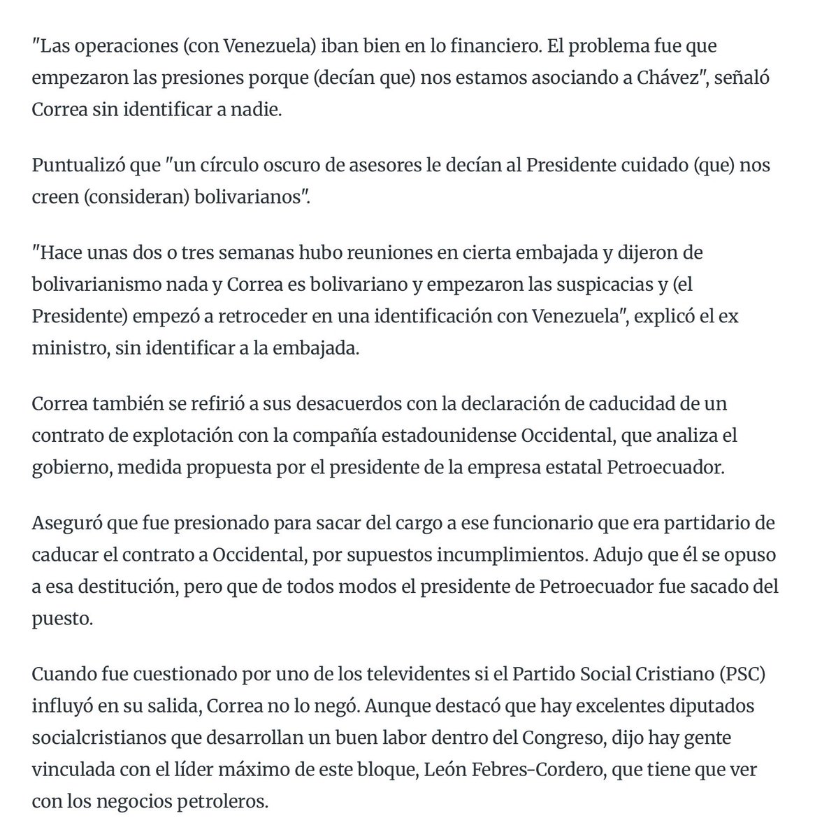 sentenciafinal's tweet photo. Año 2005
Ya @mashirafael TRABAJABA PARA #HugoChavez y por eso #AlfredoPalacios le pidió la renuncia al MINISTERIO DE ECONOMÍA.. https://t.co/ARIuUOPmDJ