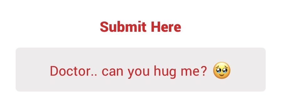 DirHJEasterman's tweet photo. "Doctor.. can you hug me? 🥹" -> your answer:

. . . I suppose so. . .

. . . Though I better see some A+ this upcoming week!

https://t.co/r6yTMRqHdZ https://t.co/IOqLVbbI10