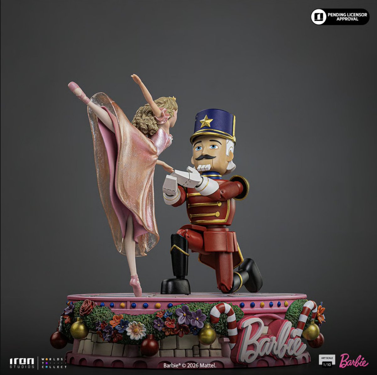 DollsOrWhatever's tweet photo. New Barbie Nutcracker 25th anniversary statuette by Iron Studios (400$) https://t.co/8KyI5RS7gS