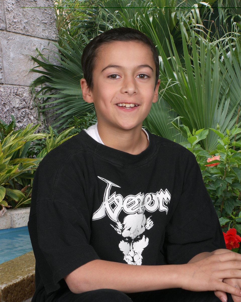 TheBonnieFrank1's tweet photo. R.I.P. Conrad Thomas "Cronos" Lant
January 15, 1963 – September 29, 2026

So ridiculously good, my son stole one of my t-shirts to wear on picture day. Imagine our surprise when the 8x10s arrived. Then imagine our surprise when he did it again the next year. https://t.co/BHJn5Tcc5a