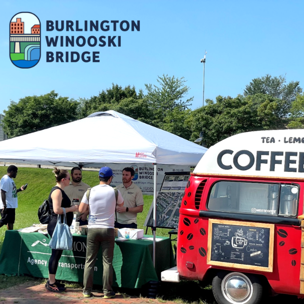 AOTVermont's tweet photo. Stop by the Burlington-Winooski Bridge Project info table at the Winooski Farmers Market on October 4 from 10 AM to 2 PM! Learn about the project while enjoying local food and goods.

Location: 20 Winooski Falls Way 

https://t.co/9Ebqrniuhm

https://t.co/SV0BUoYIkh https://t.co/WiD0enpkOl