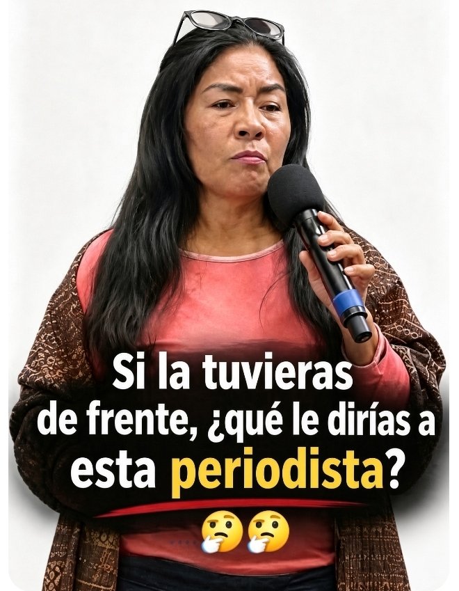 20PeterMel's tweet photo. Si la tuvieras de frente, ¿Qué le dirías a La Periodista Reyna Haydee Ramírez❓ https://t.co/cyLZrEGRuE