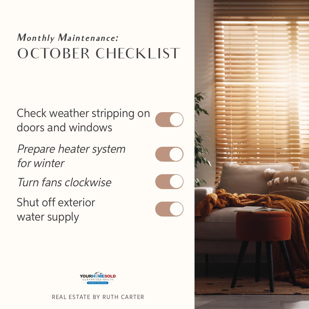 RealtyTeam916's tweet photo. Here are some commonly overlooked home maintenance tips. What are other items on your list to do this month? #homeownertip #homemaintenance #homechecklist https://t.co/96fkQjNeDf