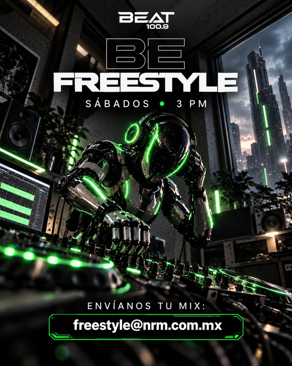 BEATOFICIAL's tweet photo. Los sábados, la frecuencia cambia de manos. 🎧⚡
BE FREESTYLE abre el espacio a nuevos sonidos y mixes que toman Beat durante 55 minutos. 🔊🔥
Sábados · 3 PM
Escúchalo en Beat 100.9 📡 y https://t.co/UHILLD2lE0 💻
#BEFREESTYLE #Beat1009 https://t.co/tauWVCi0MB