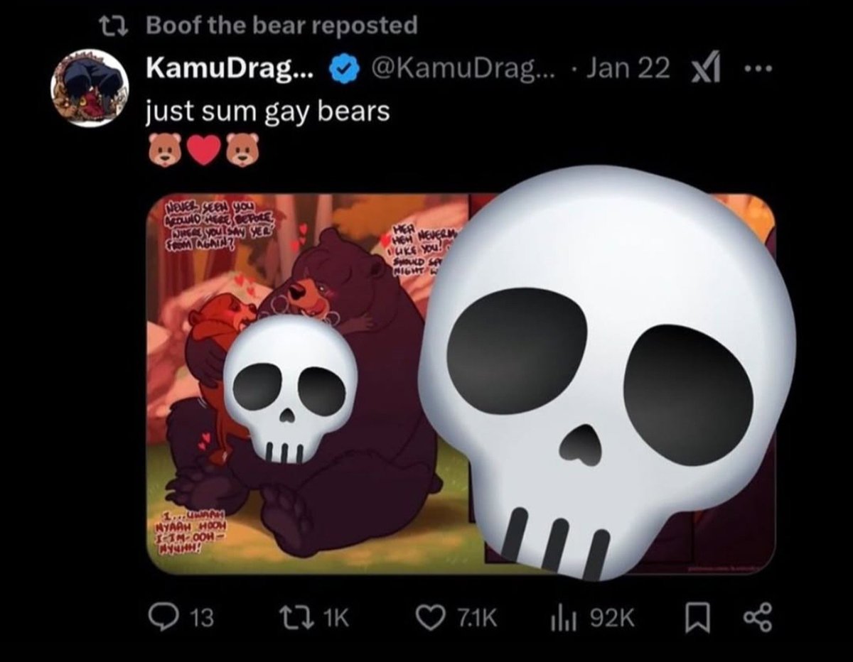 SquidgeZee's tweet photo. @Fumperdinker So found some proof! Ill be looking for proof of him harassing at cons later

Both Kenai and Koda are minors so whether the younger bear is either its still not okay https://t.co/GnI0s2FxYO