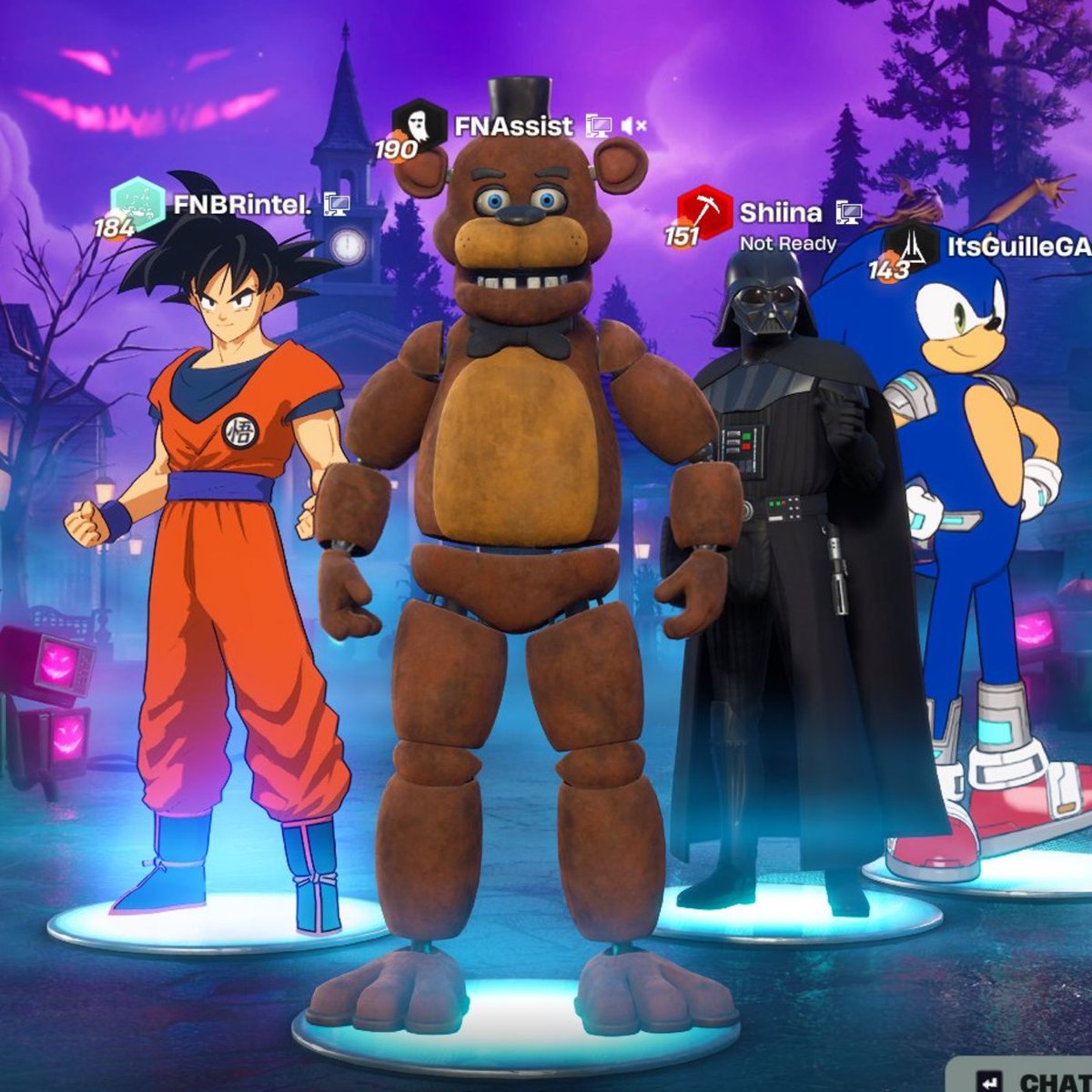 Dexerto's tweet photo. The "this will be Fortnite in 2022" meme has actually become reality

You can now play as Goku, Freddy Fazbear, Darth Vader and Sonic https://t.co/IjA3t1Z2zK