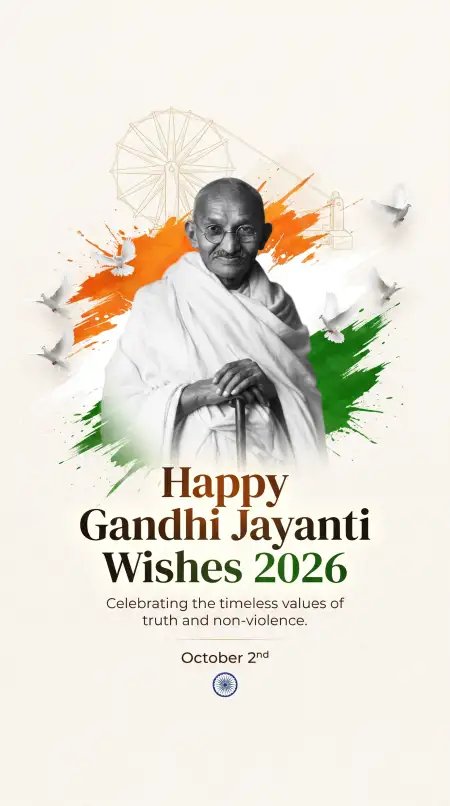 Syedharisk29615's tweet photo. On this #GandhiJayanti, let’s remember the power of truth, peace, and non-violence. May Mahatma Gandhi’s timeless values inspire us to build a better, kinder world. 🙏✨
#MahatmaGandhi #GandhiJayanti2026 #FatherOfTheNation #NonViolence #TruthAndPeace #PeacefulCoexistence https://t.co/VorxoeanKr