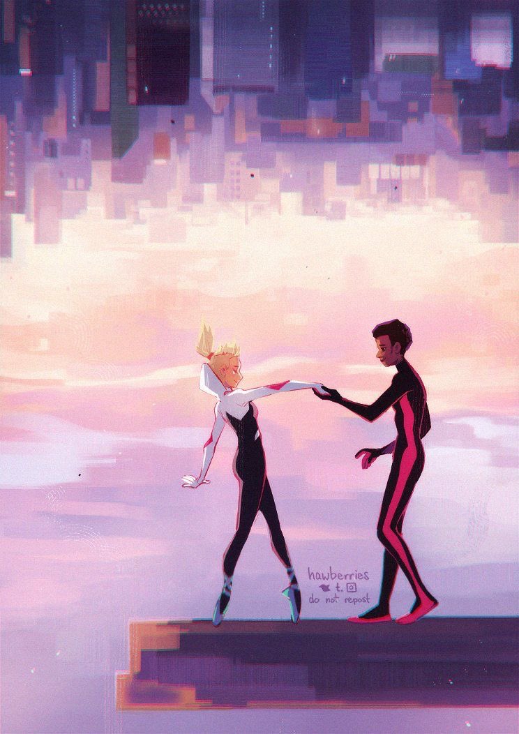 DJames947740's tweet photo. Miles//Gwen https://t.co/5vkubJUjwf