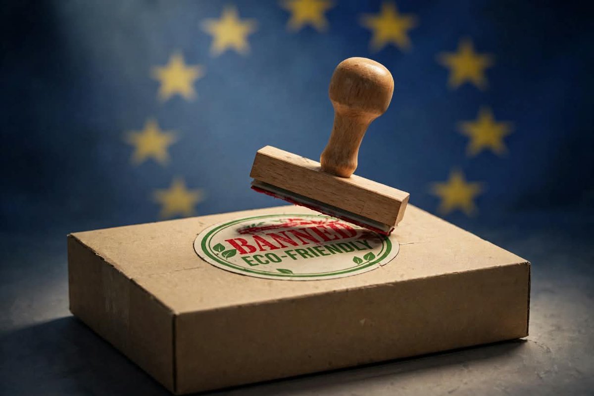 GreenerPulse's tweet photo. 🇪🇺 The EU just banned vague "eco-friendly" and "climate neutral" claims. No more self-made green logos or offset-based neutrality talk, fines can reach 4% of turnover. Greenwashing is now a legal risk, not just a PR problem.
#Greenwashing #EUGreenDeal https://t.co/WxXYDMWZ9J
