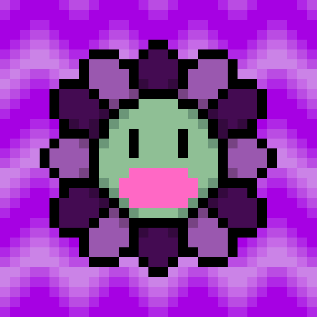 FLAMINGODAO's tweet photo. Murakami.Flower #2385 // @takashipom

Takashi Murakami got into NFTs in 2021 after watching his kids play Animal Crossing. This one is one of 11,664 dot art flowers drawn like a 1970s Japanese video game. https://t.co/N3w86ljaBT