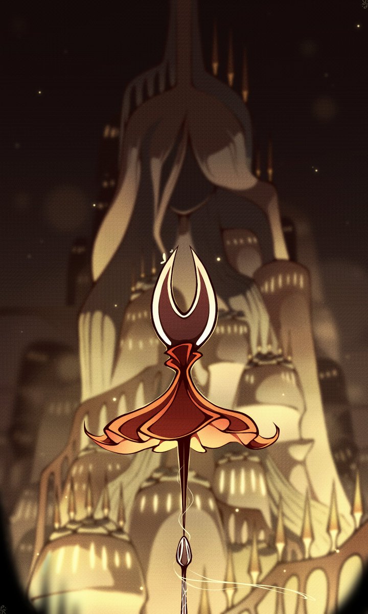 PinRhyme's tweet photo. Grand Citadel 
#silksong #hornet #art #fanart #hollowknight https://t.co/T8YQACWlgB