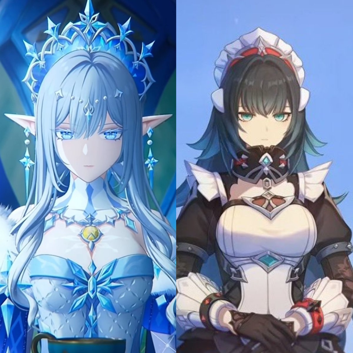 AboutSnezhnaya's tweet photo. VERSION 7.3 CRUMBS

- New playable characters
• Anastasya Cryo 5* Bow: 
Superconduct DPS + Buffer Off-field
• Danica Electro 5* Claymore Shield
- Two new Archon Quests
- New Artifact sets
- Possible Reruns: Odette &amp; Lohen
- No new map

Everything is STC at the moment! https://t.co/qh3Zyl6Pjx