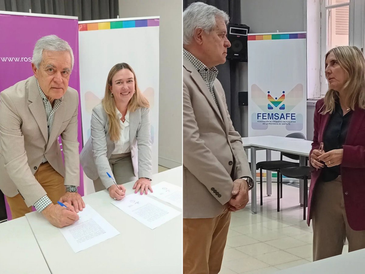 CAMargentina's tweet photo. ¡Nueva alianza por espacios institucionales más equitativos y libres de violencias! ✒️🤝

En Rosario, se firmó un nuevo Convenio de Colaboración entre FEMSAFE y la Dirección de Igualdad, Género y Derechos Humanos de la Municipalidad de Rosario. 👏 https://t.co/g4LugtCZR4
