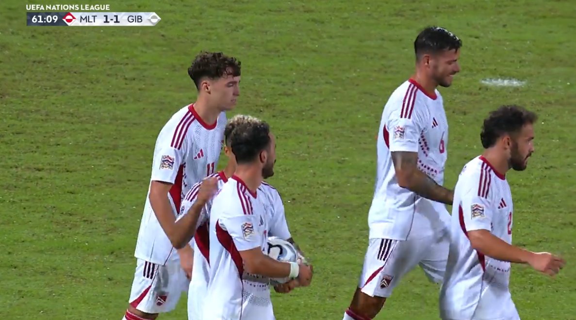 foet247europa's tweet photo. Malta 1 Gibraltar 1. Scanlon #MLTGIB https://t.co/7vjGXL1MeD