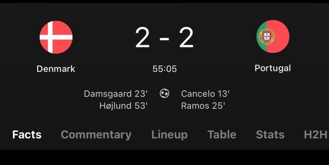 BTwithricky's tweet photo. I just hope Portugal bottle this game https://t.co/lZ8wUUKdep