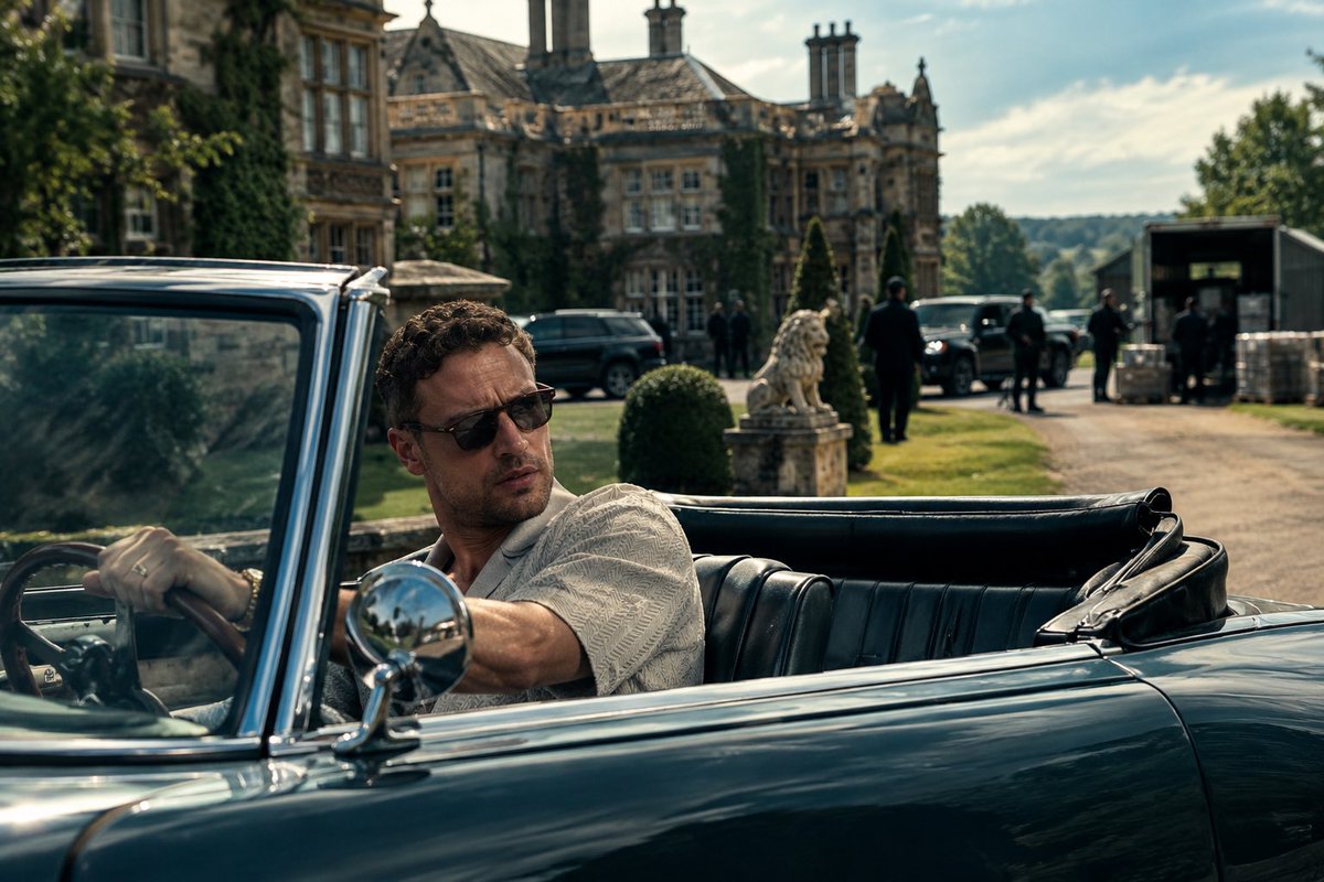 Zarahszn1's tweet photo. The inheritance is actually the least interesting part of The Gentlemen. Eddie expects a country estate, then discovers it comes with an entire criminal operation. That setup alone pulled me in.

The Gentlemen 2024 https://t.co/7xkaWjuPiV