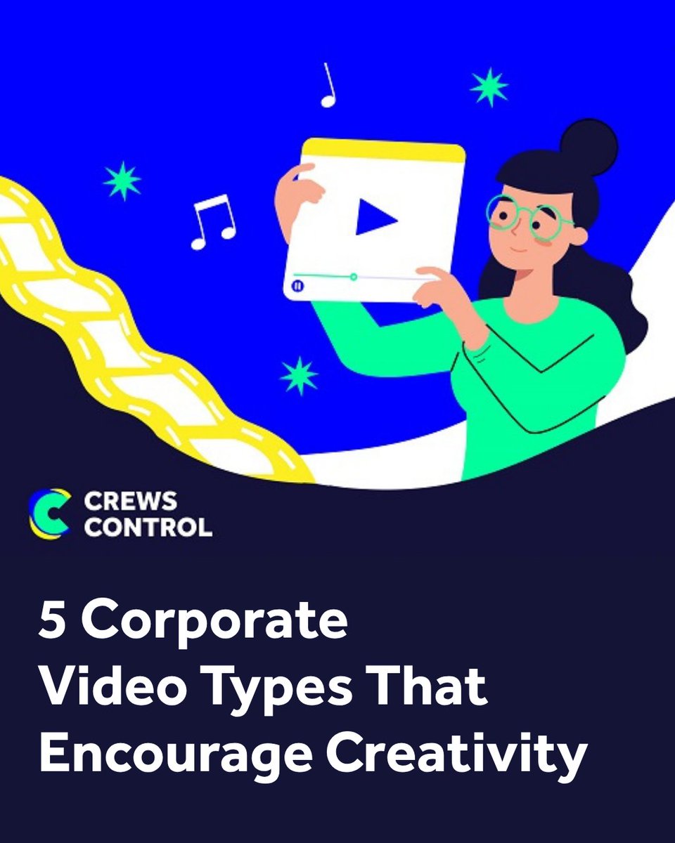 CrewsControlInc's tweet photo. Corporate video has never been hotter. If you want to stand out among the competitors, you need to add a dash of creativity to your videos. Check out this infographic and learn more about corporate video types that encourage creativity: https://t.co/9GSnjvXWJQ #VideoProduction https://t.co/XpI0zm1Gmg
