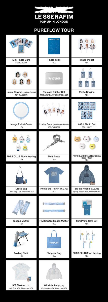 LESSERAFIM_FR's tweet photo. (📄) INFOS – 01.10.26

Voici les items qui seront vendus au pop up store à Londres alors on peut espérer avoir les mêmes à Paris 

› 🐥
#LE_SSERAFIM #르세라핌
@le_sserafim @IM_LESSERAFIM https://t.co/LQHGEiAXWB