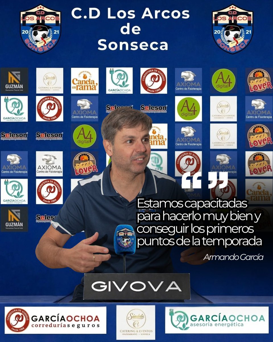 c_sonseca58550's tweet photo. ⚔️ 𝗣𝗥𝗘𝗩𝗜𝗔 | Jornada 3 #FUTFEM
El C.D. Los Arcos de Sonseca Senior Femenino visita este sábado (17:00 h) al C.D. Alba Fundación «B».
🗣️ "Capacitadas para sumar los primeros puntos" (Armando García).
📰 Crónica completa :
https://t.co/nQ3aOPOKEd
💚 #CDLosArcos #Sonseca https://t.co/Qp0OZekTqo