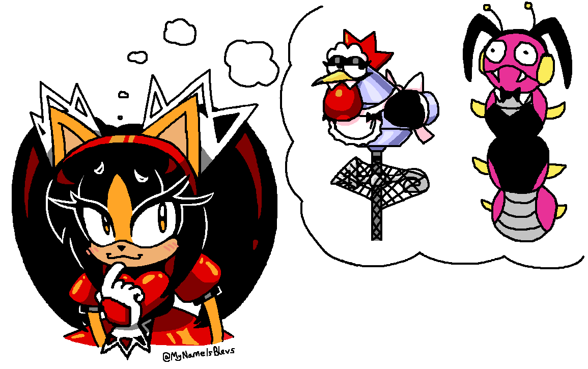 mynameisblevs's tweet photo. Great things spawn from horrid ideas
#HoneytheCat #Sonic https://t.co/IUMqDrcIHj