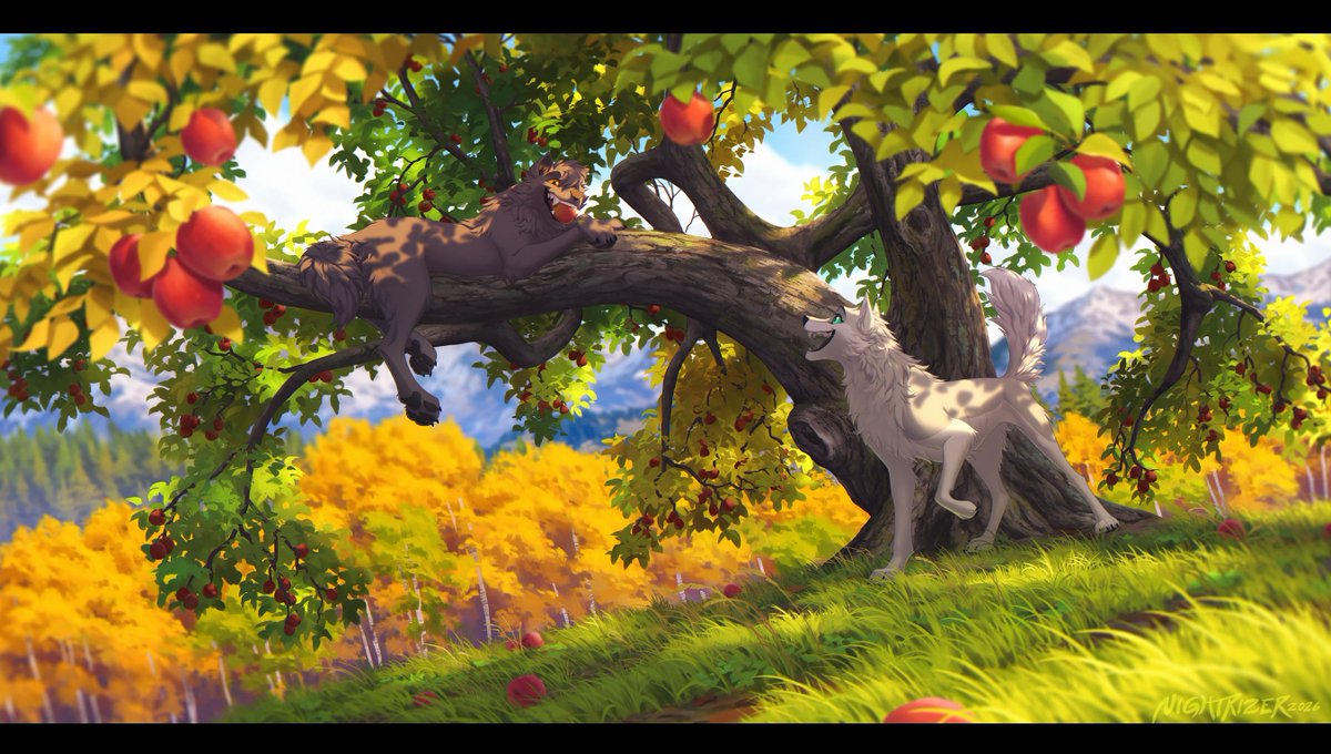 NightrizerArtz's tweet photo. 🍎🍂 https://t.co/gnOXce9k7h
