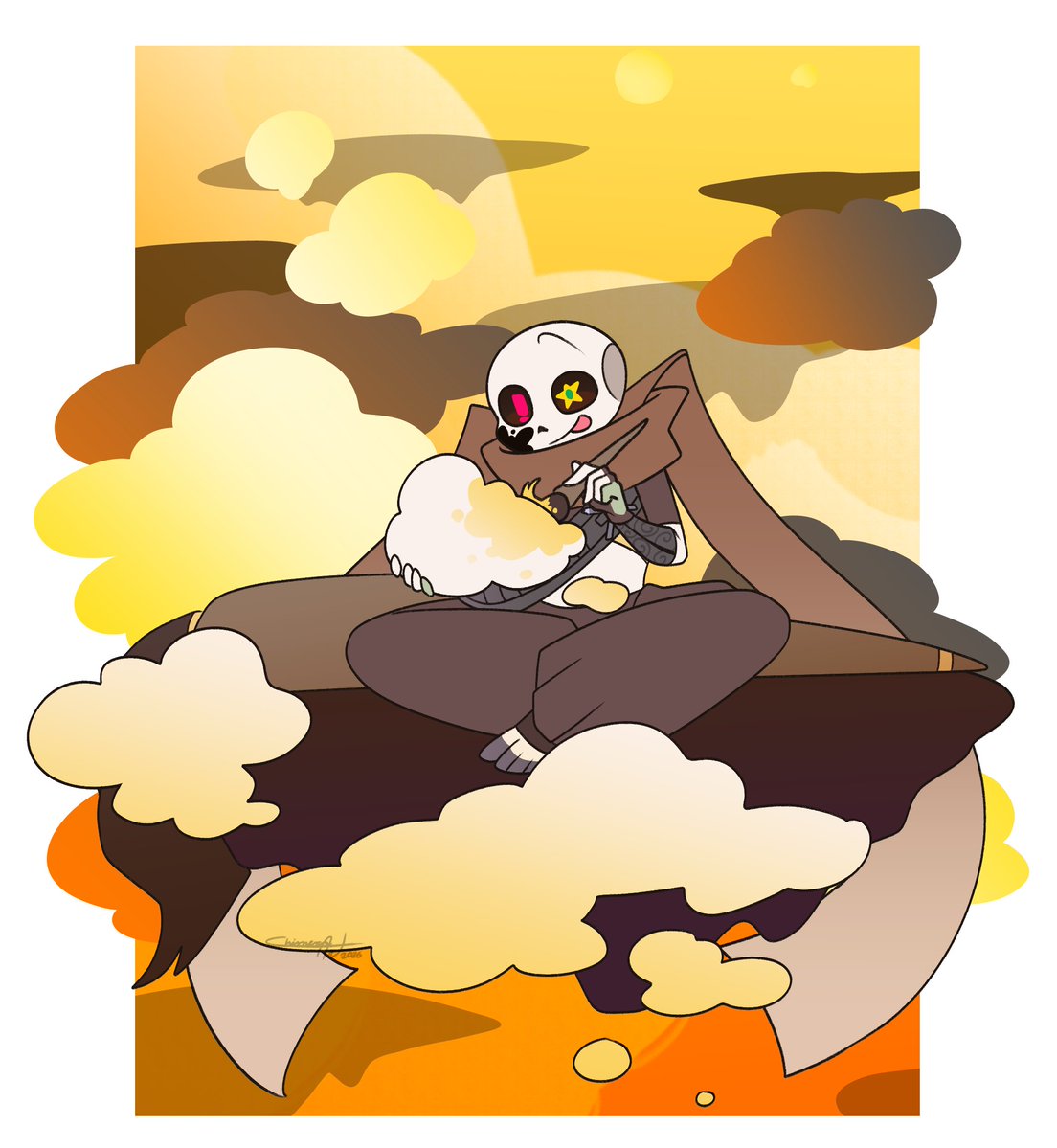chimeraart501's tweet photo. Day 1 - Ink (warm up)

#inktober #inktobertale2026 #inksans https://t.co/XMbWaYEwH6