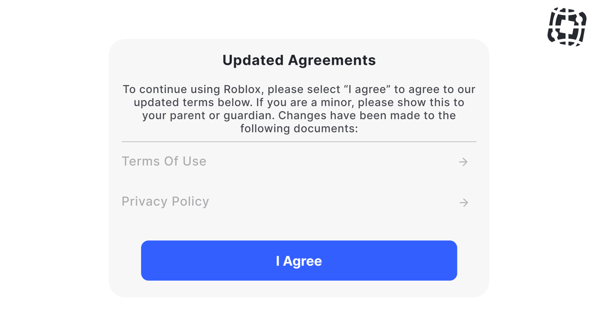 Blox_Feed's tweet photo. Roblox is updating its Terms Of Use and Privacy policy, effective from November 1st 2026. https://t.co/oG3qJw4tRN