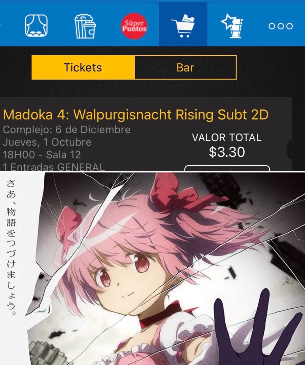 Roijo_97's tweet photo. Honestamente no termino de creerme que hoy finalmente llegó el día, después de casi 13 años de espera finalmente podré ver Madoka 4 en cines🤧

Obviamente no tiraré Spoilers de nada, pero siento que mañana esta red social será una jungla 😱 https://t.co/wFleKmDmYO