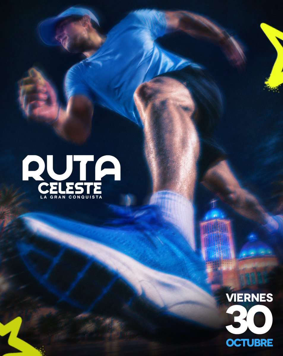 Macara_Oficial's tweet photo. ¡𝐋𝐚 𝐑𝐮𝐭𝐚 𝐂𝐞𝐥𝐞𝐬𝐭𝐞 𝟓𝐊 𝐭𝐞 𝐞𝐬𝐩𝐞𝐫𝐚! 🩵🥳🔥

La carrera que une a toda la familia, donde no importa si corres, trotas o caminas, lo importante es movernos juntos y demostrar la bendita enfermedad que nos une. ✊🏼🩵🤩

🗓️ 30 de Octubre
⌚️ 20:00
💵 Inscripción $20
📌 Las calles de Ambato
🎁 Premios entre todos los inscritos

Porque Ambato es Celeste y las calles se pintarán de nuestros colores. 🌃🏃🏻🏃🏻‍♀️

🔵 Incluye camiseta oficial, chip, medalla, bolso y kit de corredor.

👉 Haz clic en el enlace para registrarte antes de que se agoten los cupos: https://t.co/LpUxRGARsH