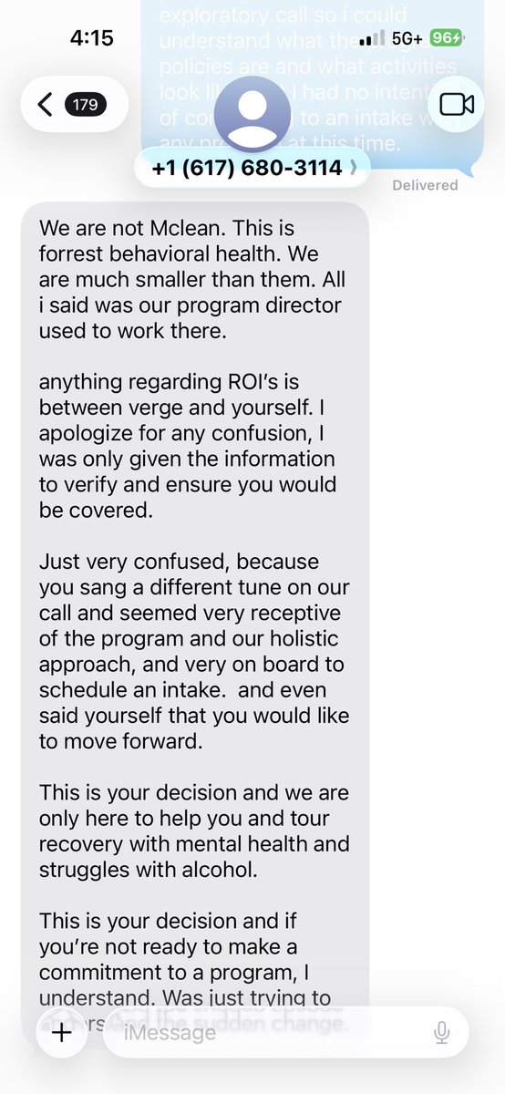 AngelWithPTSD's tweet photo. Am I wrong to feel that this is a very aggressive recruitment strategy for a group therapy to have? 

I’ve never had somebody try to sign me up for their program BEFORE EVER MEETING ME https://t.co/8T6VR1eH3U