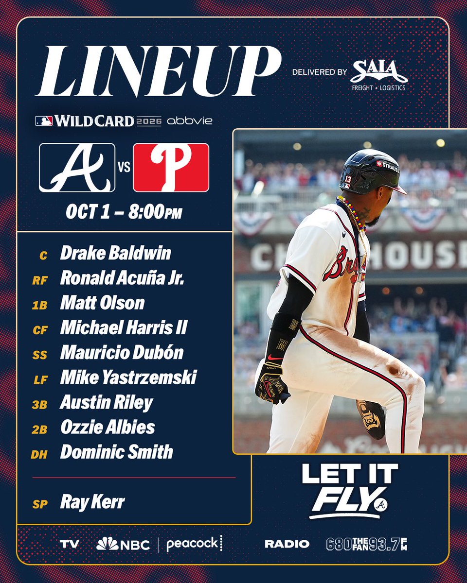 [LIVE] (MLB) PHI @ ATL 2026國聯外卡系列戰 G3 - 棒球 - PTT.BEST 批踢踢爆文 2