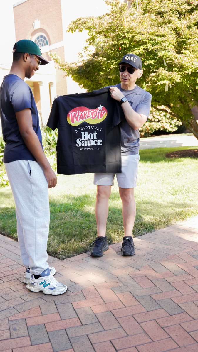 WakeDiv's tweet photo. Kicked off the day on a high note!

Gifted @WakeForest President @PrezPRod some awesome Wake Div swag this morning, then hit the ground running to support a great cause by participating in the Hit the Bricks event for cancer research!

Together we can make a difference! https://t.co/t2zOH5TpQx